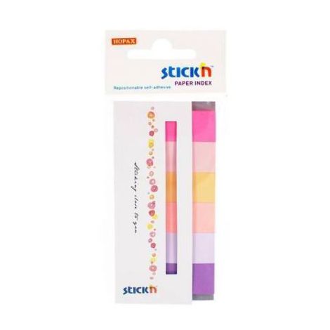 Zakładki indeksujące Stick'n 45x15mm, 180szt Neon Spring eco